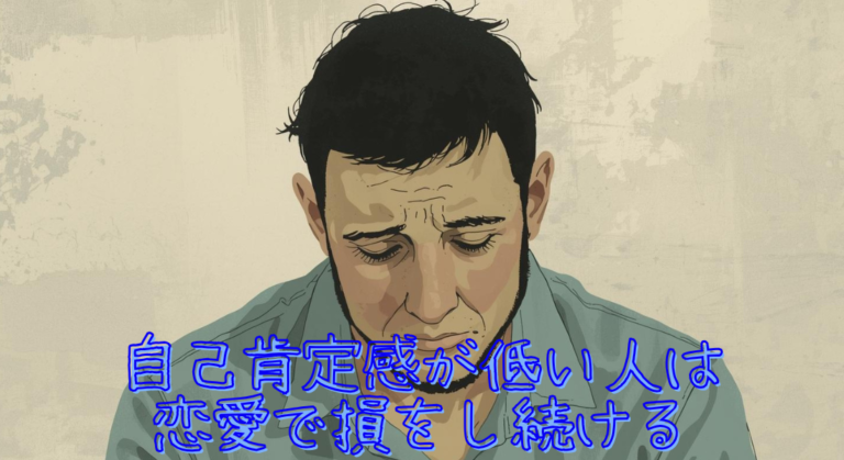 自己肯定感が低い人は、恋愛で損をし続ける