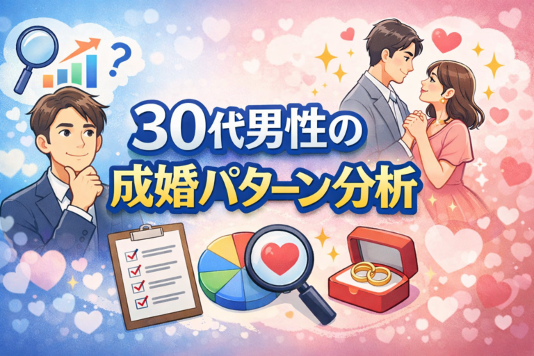 30代男性の成婚パターン分析