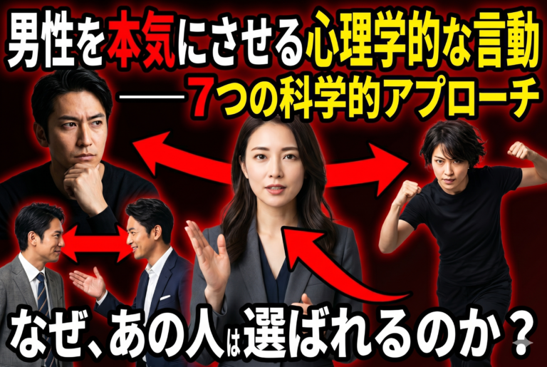 男性を本気にさせる心理学的な言動——7つの科学的アプローチ