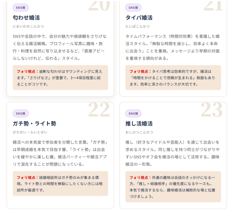 婚活用語2026最新版”知らないと恥ずかしい”婚活トレンドワード完全ガイド