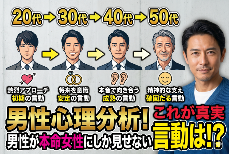 男性心理分析！男性が本命女性にしか見せない言動は！？