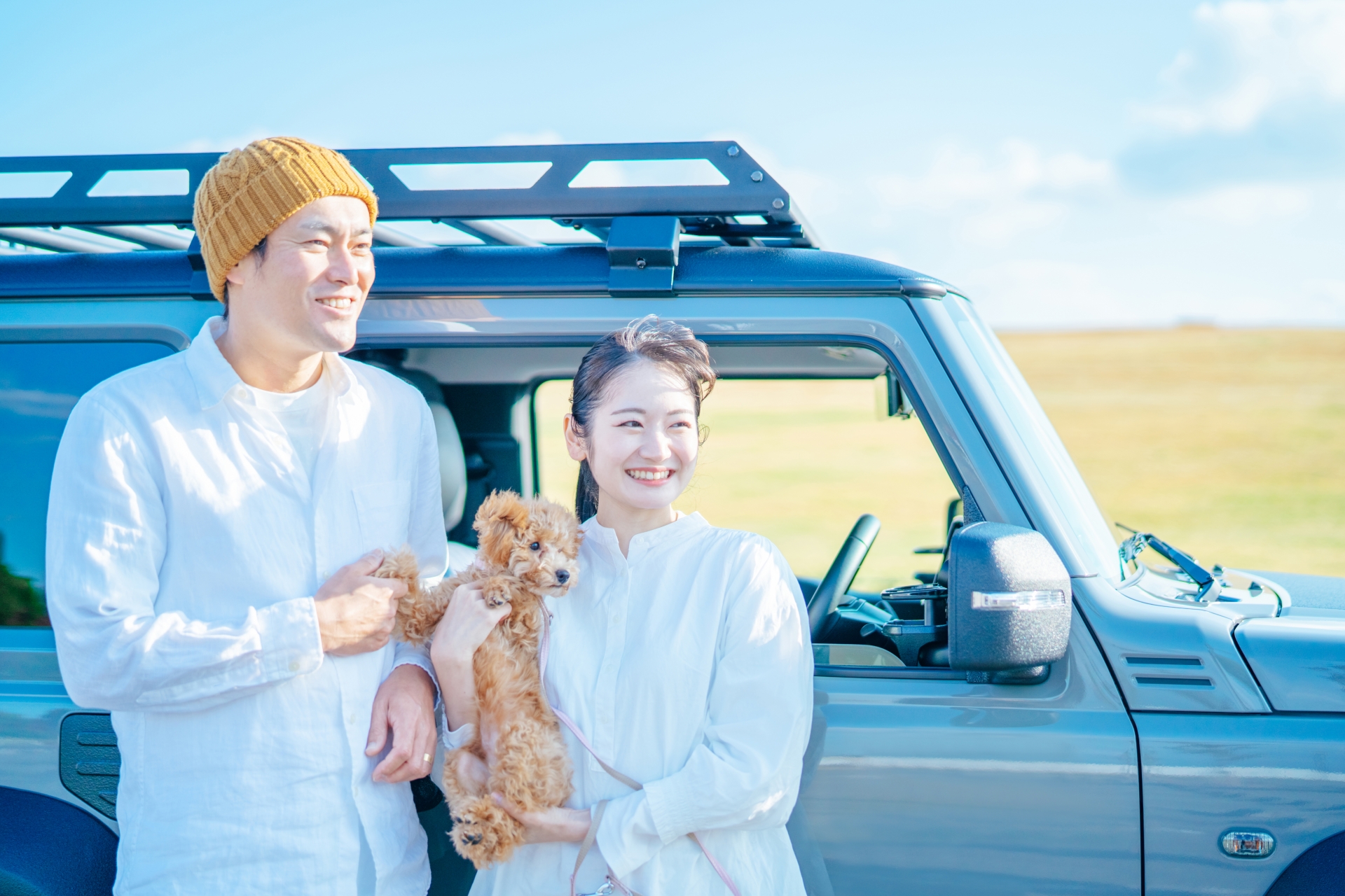 ペットと幸せな結婚生活を実現する日本人カップル