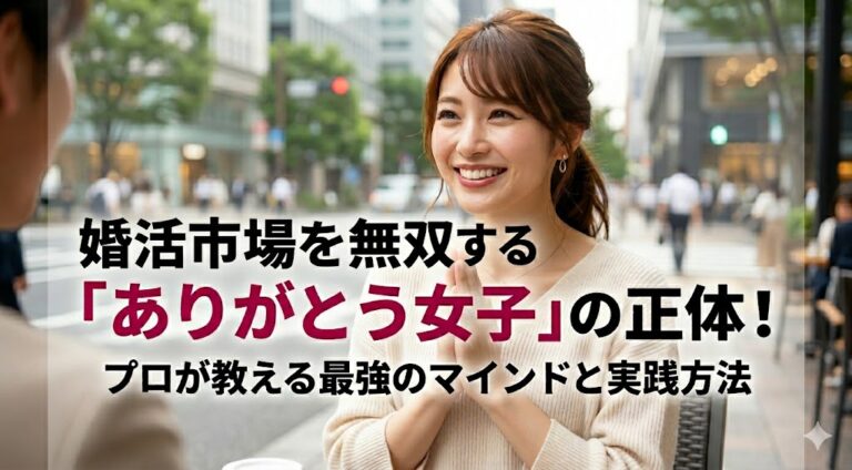 婚活市場を無双する「ありがとう女子」の正体！プロが教える最強のマインドと実践方法