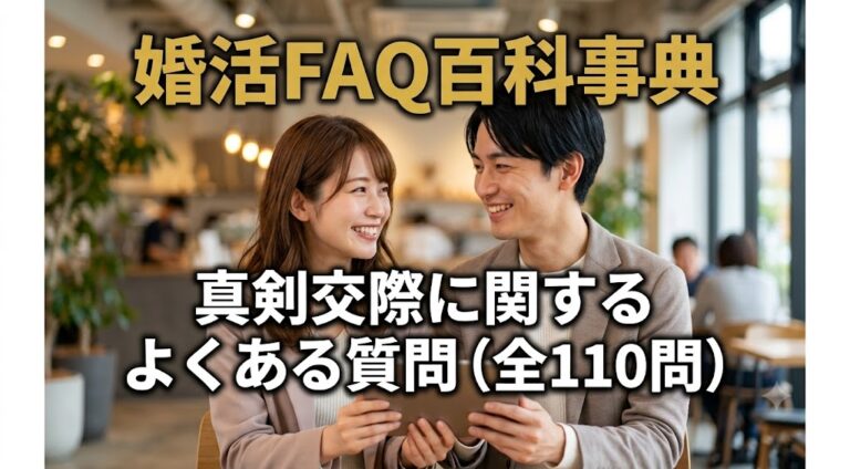 婚活FAQ百科事典 真剣交際に関するよくある質問（全110問）