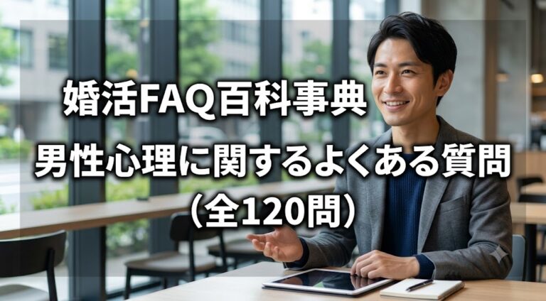 婚活FAQ百科事典　男性心理に関するよくある質問（全120問）