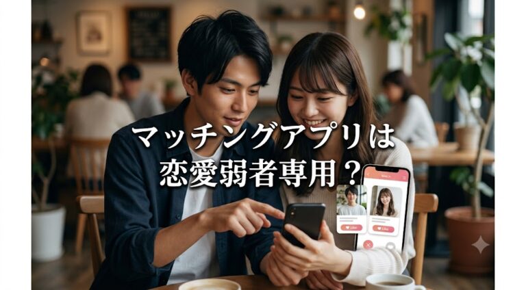 マッチングアプリは恋愛弱者専用？Xで議論沸騰した「リアル探しが本命」説を徹底検証