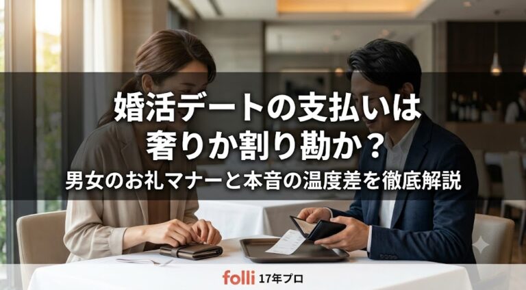 婚活デートの支払いは奢りか割り勘か？男女のお礼マナーと本音の温度差を徹底解説