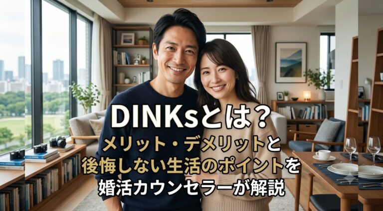 DINKsとは？メリット・デメリットと後悔しない生活のポイントを婚活カウンセラーが解説