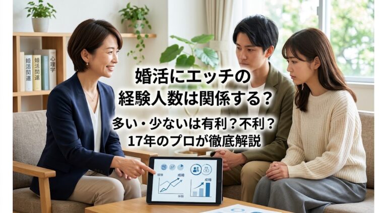 婚活にエッチの経験人数は関係する？多い・少ないは有利？不利？17年のプロが徹底解説